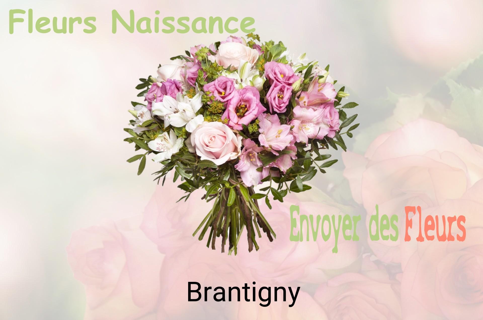 Bouquet de fleurs de naissance livré à Brantigny